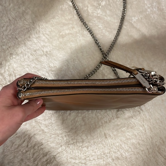 Coach Chestnut Leather Crossbody Bag with Chain - Picture 8 of 12